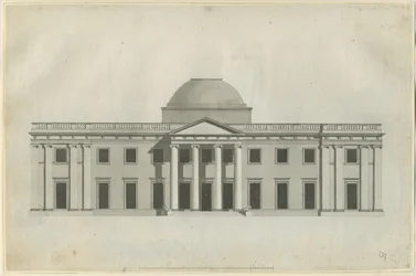Chillington Hall: toll és mosó rajz, nd [1780-as évek] (rajz)