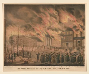 New York város nagy tűzvésze, 1835. december 16
