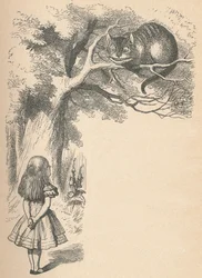 Alice és a Cheshire macska, 1889