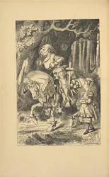 Alice és a fehér lovag.
