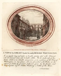 Richard Whittington által 1429-ben alapított könyvtár a londoni Christs Hospitalban