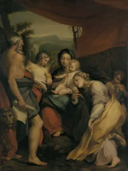 Madonna a gyermekkel, Szent Jeromossal és Mária Magdolnával