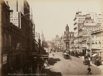 Collins Street, Melbourne, 1880 körül