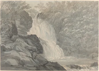 Mawddach vízesés Dolgelly közelében