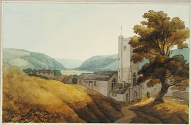A dulvertoni templomkertből, Somersetből, 1800