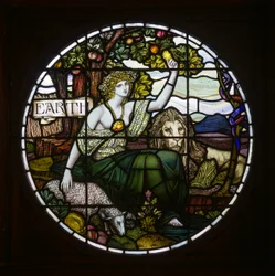 Biddulph Grange, James Powell & Sons, John William Brown (1842-1928), Föld, 1903, szecesszió