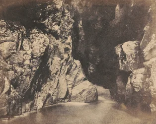 Egy medence partja, a dunkerdami dübörgő híd,c. 1853 (fotó)