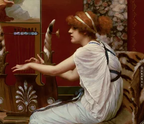 A Muse Erato lírájánál, 1895