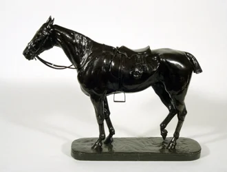 Fáradt vadász (bronz)