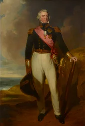 Sir Philip Durham admirális (olaj, vászon)