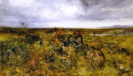 Horgászat a folyón (olaj, vászon)