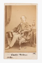 Charles Dickens carte-de-visite