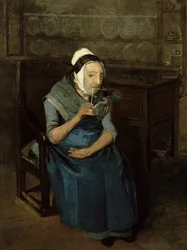 Egy szolga portréja a yorkshire-i Bramham Parkból, 1822 körül (olaj, vászon)