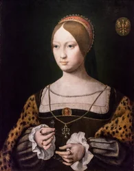 Isabelle (vagy Isabeau) osztrák hercegnő portréja