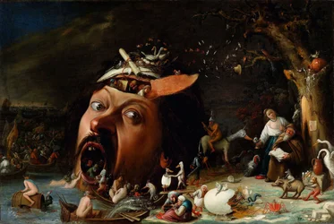 Barokk: Szent Antal megkísértése, 1650 körül. Kunsthalle, Karlsruhe