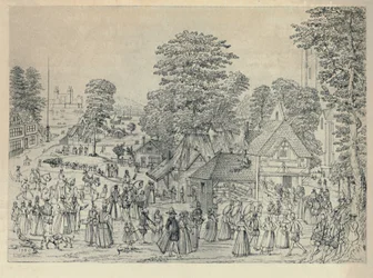 Esküvői ünnepség Bermondseyben, 1590, 1920