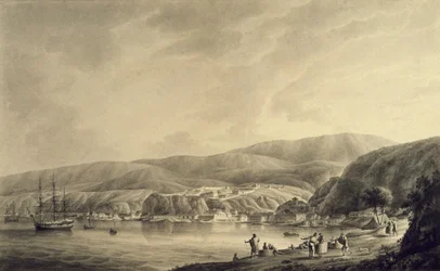 MALASPINA, Alejandro (1754-1809). Olasz-spanyol navigátor és felfedező; POZO, Jose del (18. század). Részlet. Rajz. SPANYOLORSZÁG. MADRID (AUTONÓM KÖZÖSSÉG). Madrid. Haditengerészeti Múzeum