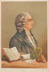 Marie Jean Antoine Nicolas Caritat portréja, Marquis de Condorcet 1743-1794, 1879.