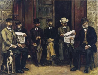 A Gyógyszertár Találkozója. 1934 (olaj, vászon)