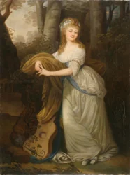 Krystyna Magdalena Radziwiłłówna (1776-1796), Michał Hieronim Radziwiłł lányának portréja.
