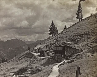 Album "Az én világháborúm – emlékek a délnyugati frontról Karintiában, Olaszországban, Trentino-Alto Adige" 1915.03.31.-1918.12.11. - Josef Zohles Bécs ": katonai laktanya az Al-ban