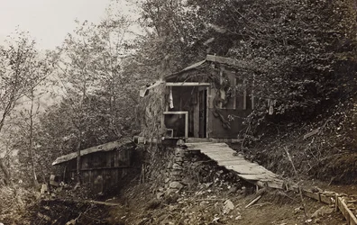 Album "Az én világháborúm - emlékek a délnyugati frontról Karintiában, Olaszországban, Trentino-Alto Adige" 1915.03.31-1918.12.11 - Josef Zohles Bécs ": katonai laktanya (f/w fotó