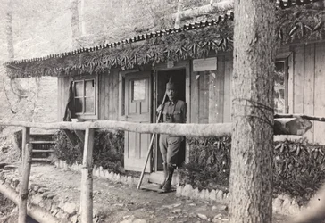 Album "Az én világháborúm - emlékek a délnyugati frontról Karintiában, Olaszországban, Trentino-Alto Adige" 1915.03.31.-1918.12.11. - Josef Zohles Bécs ": Parancsnokság (f/w fotó