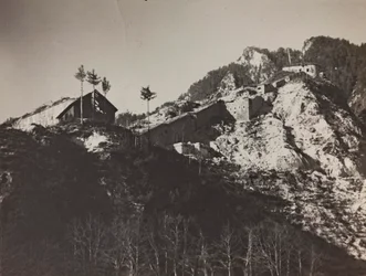 Album "Az én világháborúm – emlékek a délnyugati frontról Karintiában, Olaszországban, Trentino-Alto Adige" 1915.03.31.-1918.12.11. - Josef Zohle Bécsje ": Fort Hensel (f/w fotó)