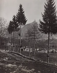 Album "Az én világháborúm - emlékek a délnyugati frontról Karintiában, Olaszországban, Trentino-Alto Adige" 1915.03.31.-1918.12.11. - Josef Zohle Bécs": Pliczna romjai (f/w fotó