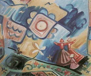 Éneklő lányok folklórdísz, 1936