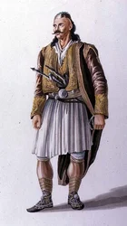 A Suliote Albanians kapitánya, Illusztráció a „Child Harold
