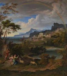 Hősi táj szivárvánnyal, 1824.