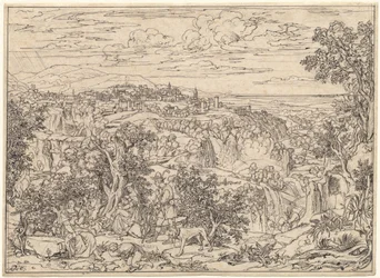 Tivoli és a vízesések pásztorcsaládokkal