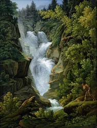 Vízesés a berni hegyvidéken, 1796