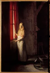 Hamupipőke, illusztráció Charles Perrault meséjéhez, Joseph Bail (1862-1921), 19. század, Párizs, iparművészet