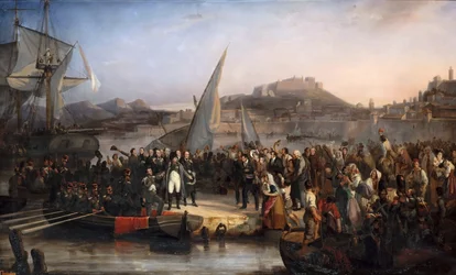 Napóleon 1815. február 26-án elhagyta Elba szigetét