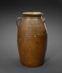 Churn, c. 1870-1900 (csúszómázas kőedény)