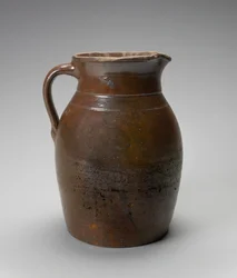 Kancsó, c. 1873-1900 (csúszómázas kőedény)