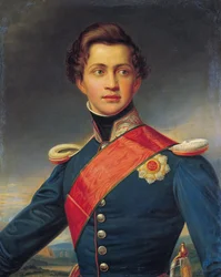 Othon Ier de Grece - Ottó görög király portréja - Stieler, Joseph Karl (1781-1858) - 1832 - Olaj, vászon - 89x68 - Benaki Múzeum, Athén