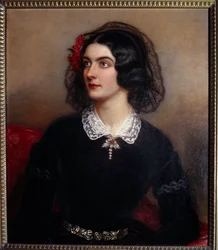 Lola Montes vagy Montez portréja (olaj, vászon)