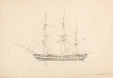 Lord Craven jachtja, 1817. július 23