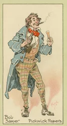 Bob Sawyer, Pickwick Papers (színes litográfia)