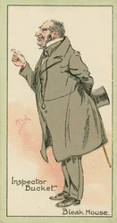 Vödör felügyelő, Bleak House (színes litográfia)