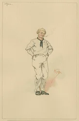 Ham Peggotty, 1920-as évek (toll és tinta WC-vel papíron)