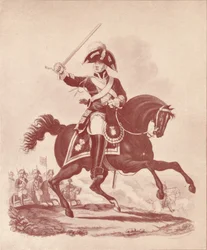 tiszt, 2. ezred életőrei, Waterloo-korszak, 1812-1815 1909