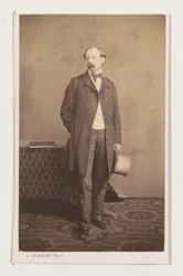 Jan Jaak Anton Van Arendonck szobrászművész egészalakos portréja L