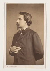 Henri Jacques Bource portré van de schilder, félalakos Az antwerpeni iskola. Portrék életrajzok névjegykártyák. Dupont gyűjtemény (sorozat címe)