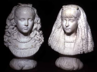 Effie és Mary Millais (márvány)