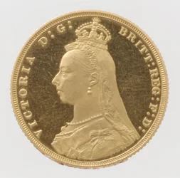 Viktória királynő jubileumi fejbiztos uralkodója, 1887.