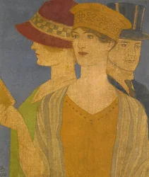 Arts and Crafts Movement: Southall kiállítás látogatói, Joseph Edward (1861-1944)